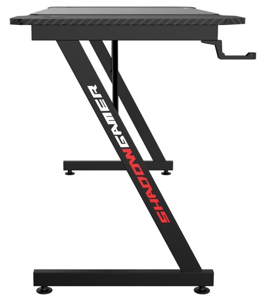 Herní stůl SHADOW GAMER 1.0 s podložkou pod myš