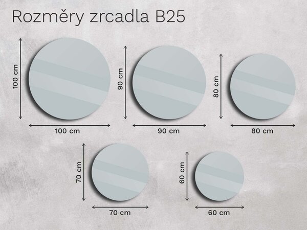 Zrcadlo Base B25