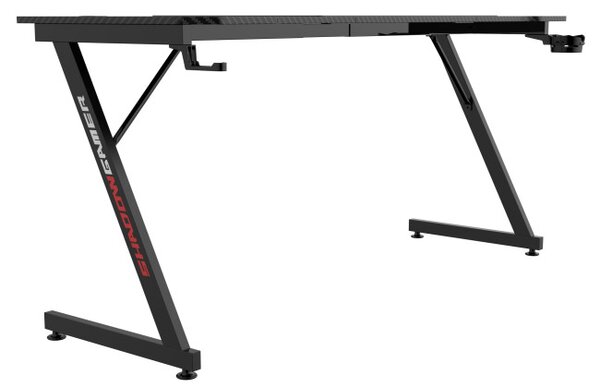 Herní stůl SHADOW GAMER 1.1 s podložkou pod myš