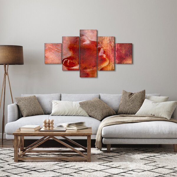 Obraz - Profil ženské tváře (125x70 cm)