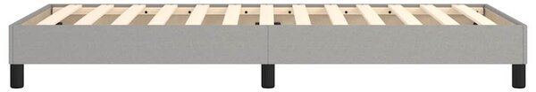 Rám postele s boxspringem světle šedá 100 x 200 cm textil 3120492