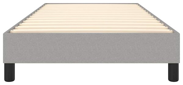 Rám postele s boxspringem světle šedá 100 x 200 cm textil 3120492