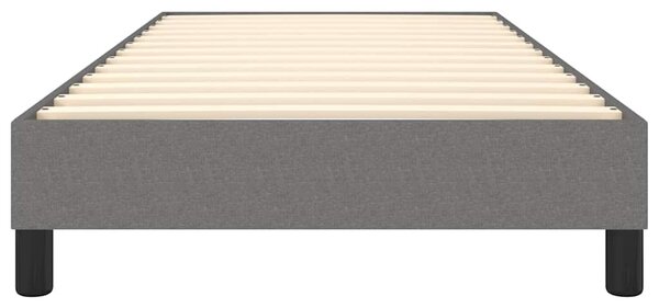 Rám postele s boxspringem tmavě šedá 80 x 200 cm textil 3120469