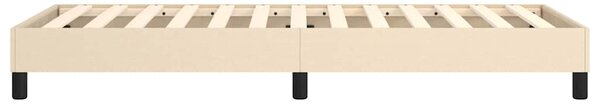 Rám postele s boxspringem krémová 100 x 200 cm textil 3120497