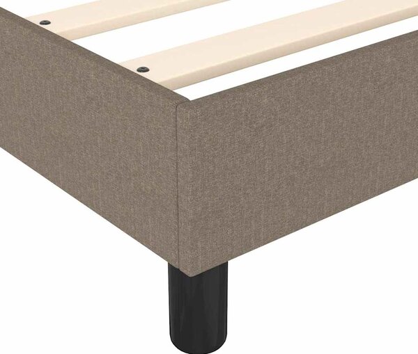 Rám postele s boxspringem taupe 160 x 200 cm textil 3120528