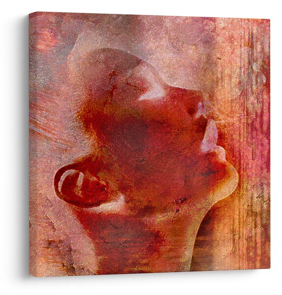 Obraz - Profil ženské tváře (30x30 cm)