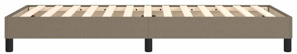 Rám postele s boxspringem taupe 90x190 cm textil 3120480