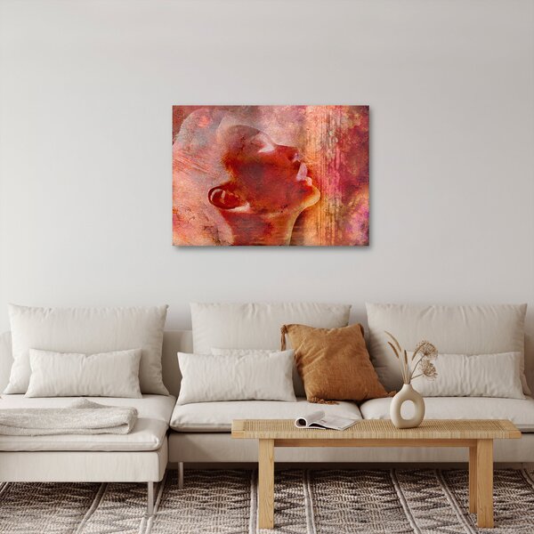 Obraz - Profil ženské tváře (70x50 cm)