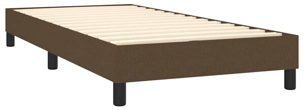 Box spring postel s matrací tmavě hnědá 80x200 cm textil 3129828