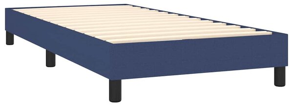 Box spring postel s matrací a LED modrá 80 x 200 cm textil 3133115