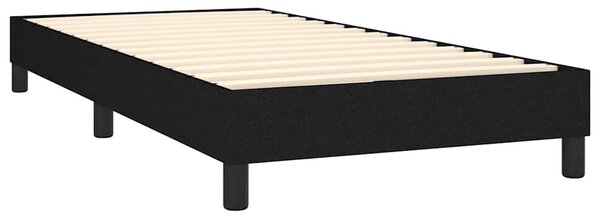 Box spring postel s matrací černá 80 x 200 cm textil 3129507