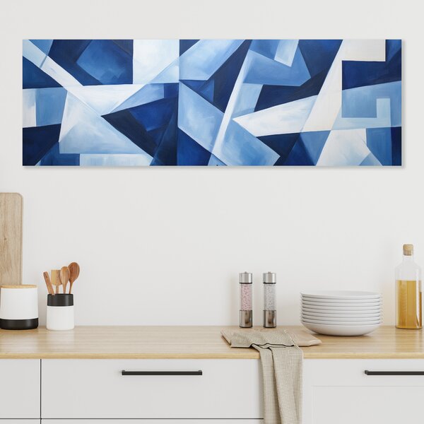 Obraz na plátně - Šepot větru, Abstrakce FeelHappy.cz Velikost obrazu (šířka x výška): 120 x 40 cm