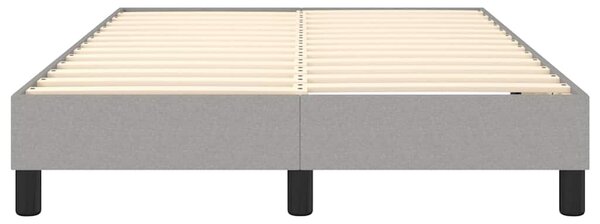 Rám postele s boxspringem světle šedá 120 x 200 cm textil 3120500