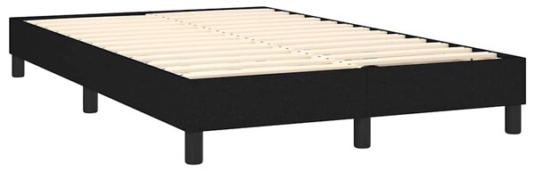 Box spring postel s matrací a LED černá 120 x 200 cm textil 3133063