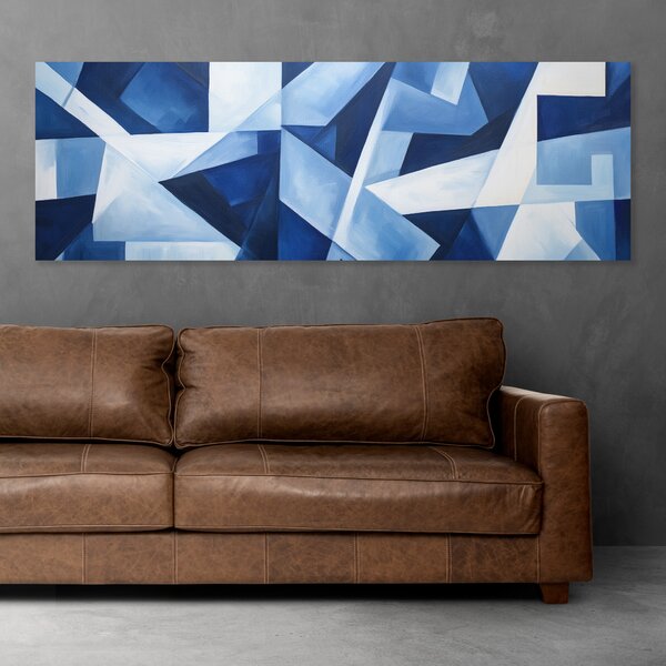 Obraz na plátně - Šepot větru, Abstrakce FeelHappy.cz Velikost obrazu (šířka x výška): 120 x 40 cm