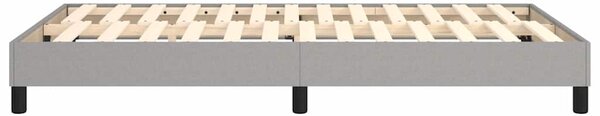Rám postele s boxspringem světle šedá 120 x 200 cm textil 3120500