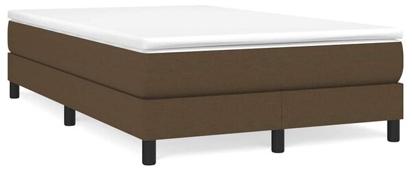 Rám postele s boxspringem tmavě hnědá 120 x 200 cm textil 3120503