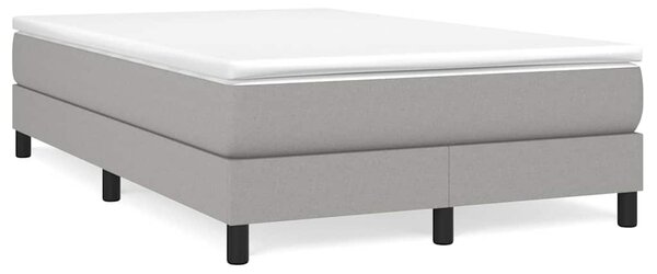 Rám postele s boxspringem světle šedá 120 x 200 cm textil 3120500