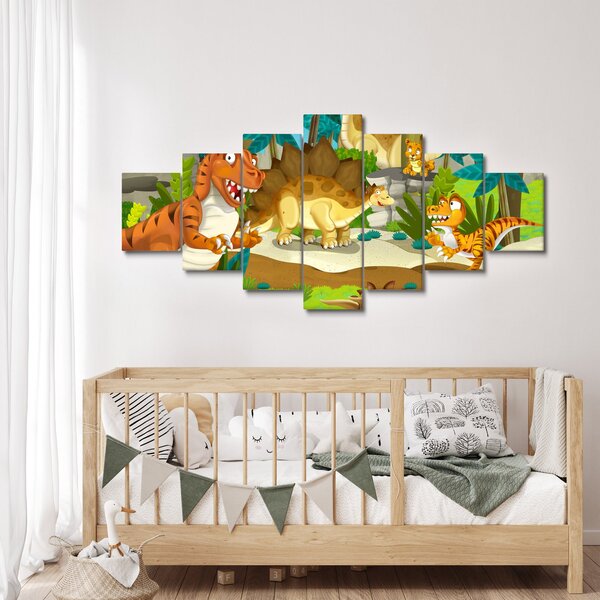 Obraz - Dinosaurie (210x100 cm)