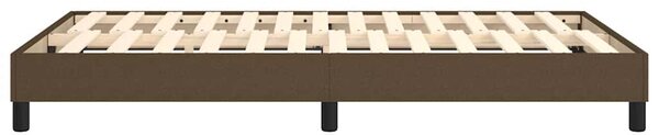 Rám postele s boxspringem tmavě hnědá 120 x 200 cm textil 3120503