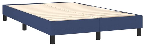 Box spring postel s matrací a LED modrá 120 x 200 cm textil 3133387