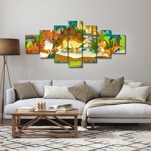 Obraz - Dinosaurie (210x100 cm)