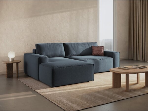 Modrá rozkládací rohová pohovka (levý roh) Jodie – Micadoni Home