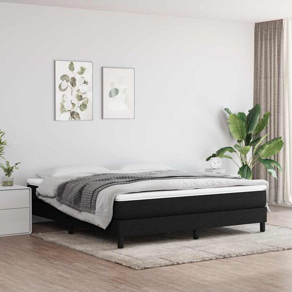 Rám postele s boxspringem černý 160 x 200 cm textil 3120526