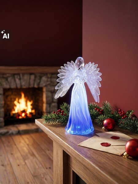 Sinsay - Vánoční LED dekorace ve tvaru andílka - clear