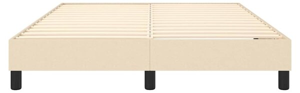 Rám postele s boxspringem krémový 140 x 200 cm textil 3120521