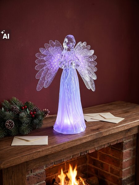 Sinsay - Vánoční LED dekorace ve tvaru andílka - clear