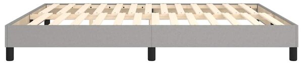 Rám postele s boxspringem světle šedý 180 x 200 cm textil 3120532