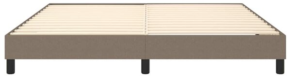 Rám postele s boxspringem taupe 160 x 200 cm textil 3120528