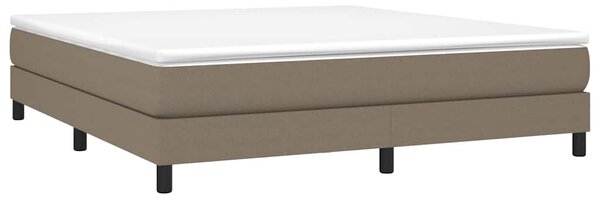 Rám postele s boxspringem taupe 160 x 200 cm textil 3120528