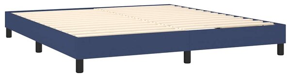 Rám postele s boxspringem modrý 160 x 200 cm textil 3120530