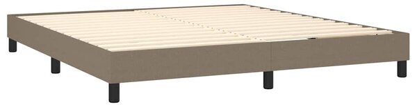 Rám postele s boxspringem taupe 160 x 200 cm textil 3120528