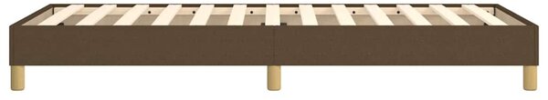 Rám postele s boxspringem tmavě hnědá 100 x 200 cm textil 3120593