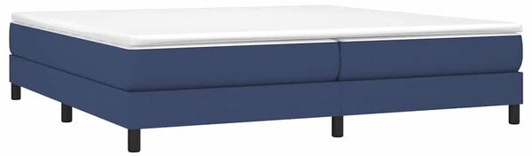 Rám postele s boxspringem modrý 200 x 200 cm textil 3120546