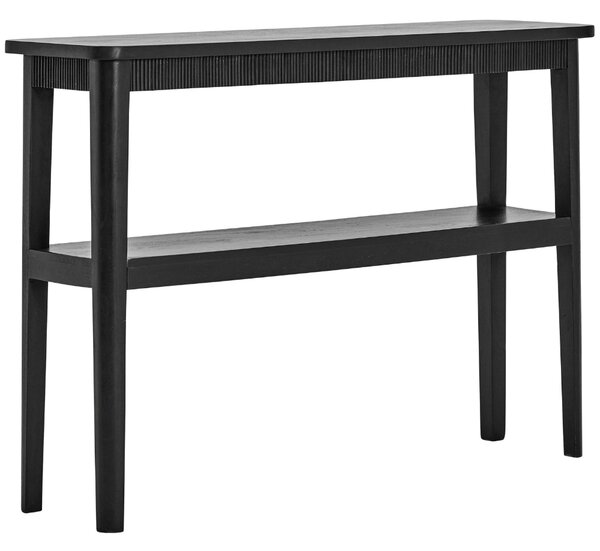 House Doctor Černý dřevěný toaletní stolek Balance 130 × 35 cm