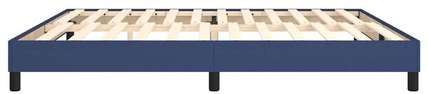 Rám postele s boxspringem modrý 200 x 200 cm textil 3120546