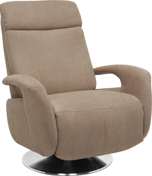 RELAXAČNÍ KŘESLO, textil, šedavě hnědá Beldomo System - Relaxační křesla