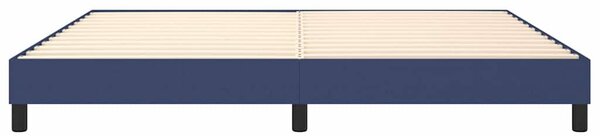Rám postele s boxspringem modrý 200 x 200 cm textil 3120546