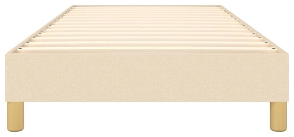 Rám postele s boxspringem krémově 80x200 cm textil 3120571