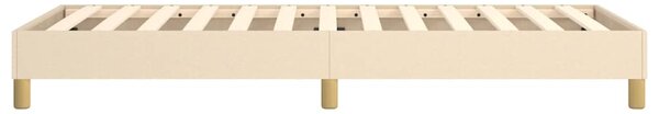 Rám postele s boxspringem krémově 80x200 cm textil 3120571