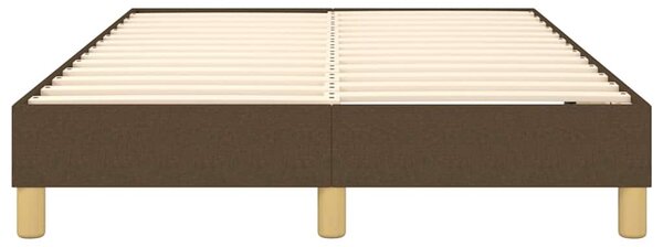 Rám postele s boxspringem tmavě hnědá 120 x 200 cm textil 3120601