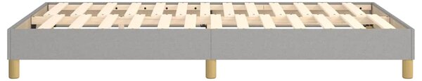 Rám postele s boxspringem světle šedá 120 x 200 cm textil 3120598