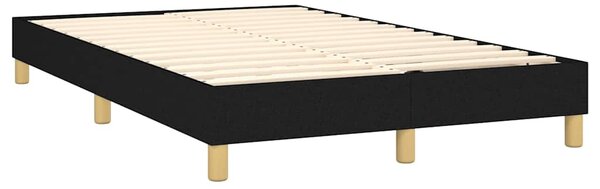 Box spring postel s matrací a LED černá 120 x 200 cm textil 3133783