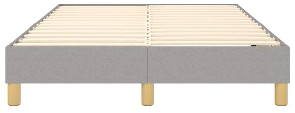 Rám postele s boxspringem světle šedá 120 x 200 cm textil 3120598