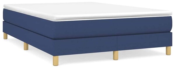 Rám postele s boxspringem modrý 140 x 200 cm textil 3120620