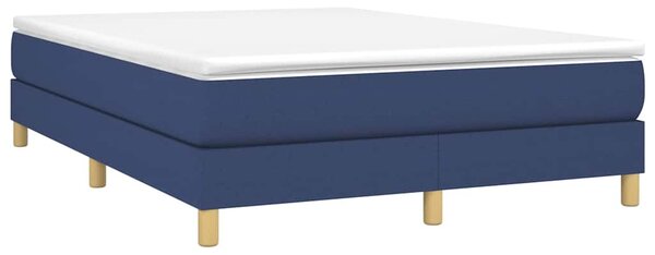 Rám postele s boxspringem modrý 140 x 200 cm textil 3120620